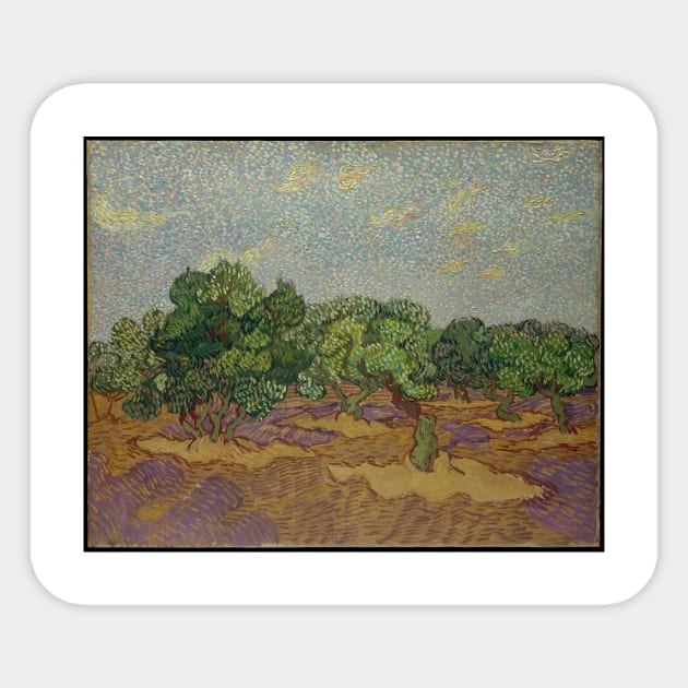 Olive Trees Sticker by VincentvanGogh